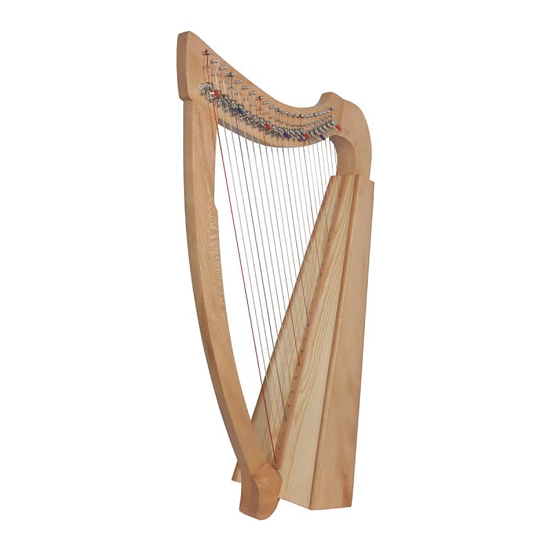 ROOSEBECK 22-STRING LACEWOOD HARP CHELBY LEVERS NATURAL image 1