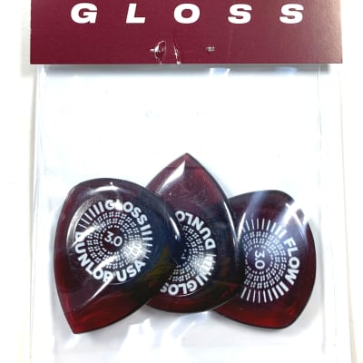 Dunlop Guitar Picks FLOW Gloss 3 Pack Ultex image 1