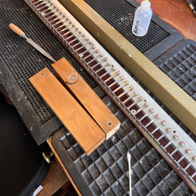 Hohner Combo Pianet with built-in transistor amp, rare model (completely restored) image 16