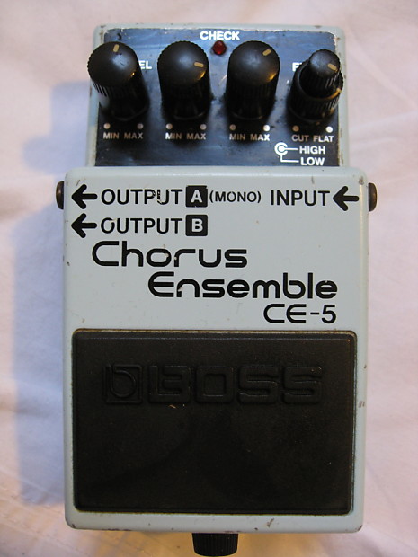 Boss CE-5 mk.1 Chorus Ensemble Stereo 1992 Blue Label Analogue Version Like  CE-2