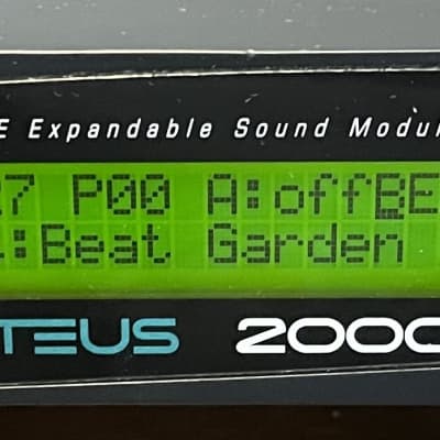 E-MU Systems Proteus 2000 w/ Protean, Beat Garden & Techno Synth Roms image 5