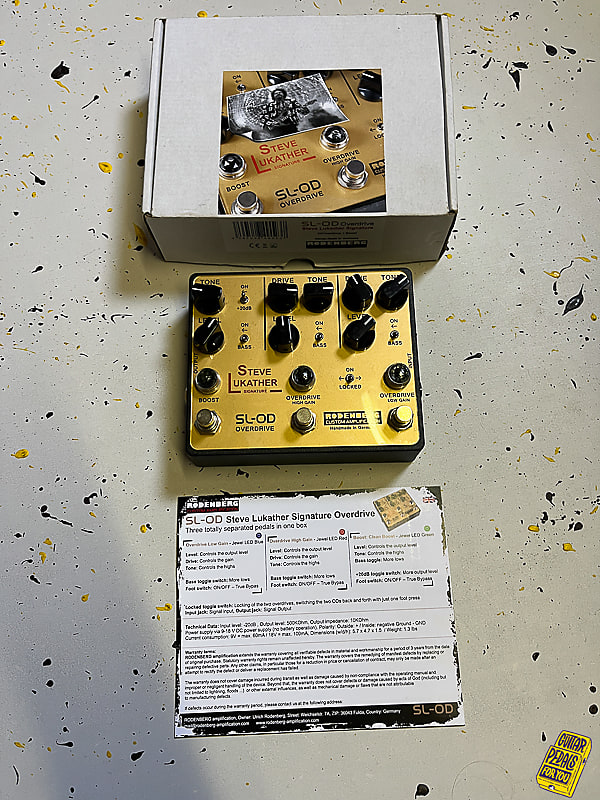 Rodenberg SL-OD STEVE LUKATHER SIGNATURE DOUBLE OVERDRIVE