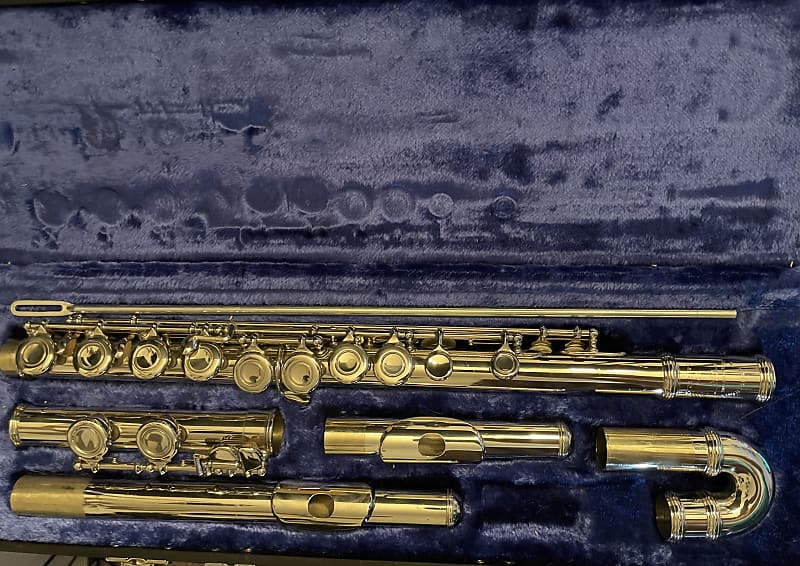 Armstrong 104 Student beginner Flute, curved and straight Reverb