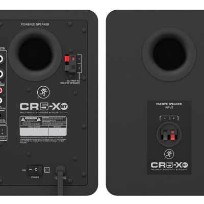 Pair Mackie CR5-XBT 5" 80w Bluetooth Reference Multimedia Studio Monitors Speakers image 3