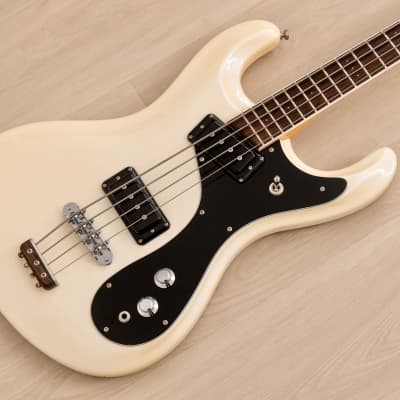 2000s Mosrite Custom '65 Ventures Model Bass Pearl White, Kurokumo Japan for sale