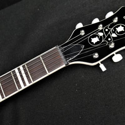 Hofner HI-459-PE PW Beatle 6 String Electric Guitar Pearl White Violin Body Shape image 5