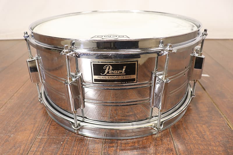 Pearl Export 6.5x14" Chrome Steel Shell Snare Drum #2 image 1