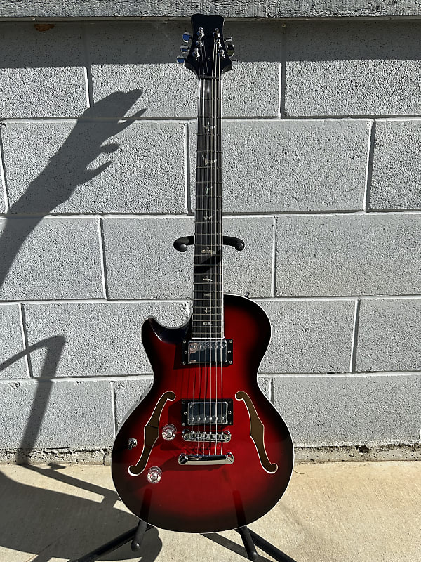 Professionally Setup Lefty PRS Style SemiHollow Guitar Reverb