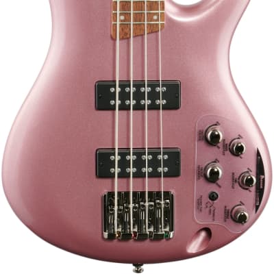 Ibanez SR300E Electric Bass, Pink Gold Metallic image 2