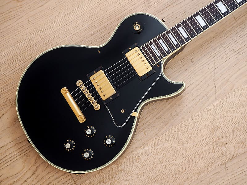 Greco EGC-600 レスポールカスタム ブラック 1990年製 1990 Greco EGC-600 Les Paul Black Fujigen