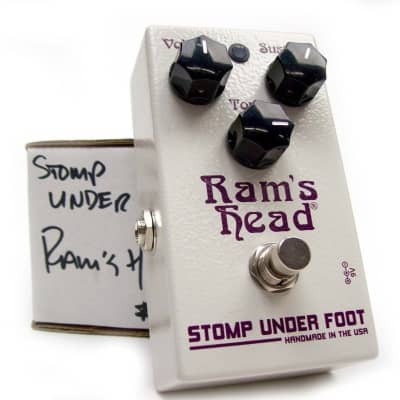 Stomp Under Foot Ram's Head (Violet Version) Fuzz Pedal