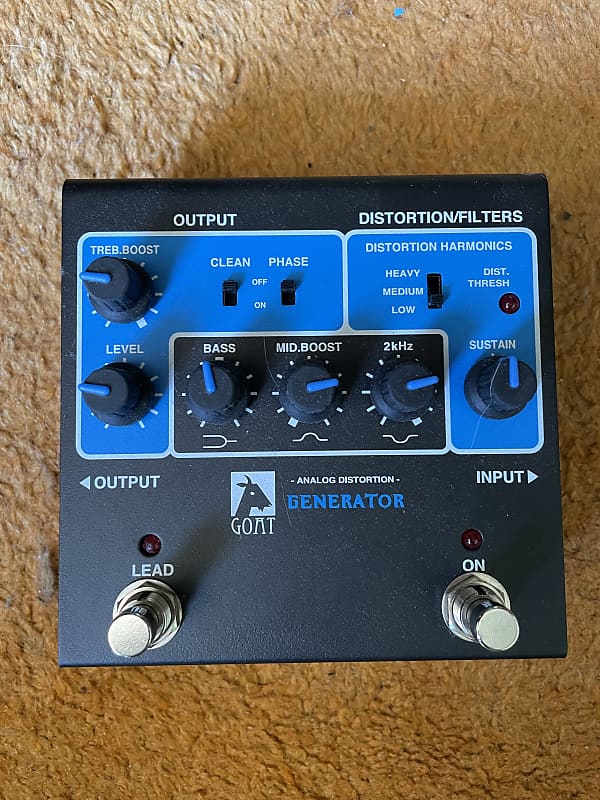 GOAT Analog Distortion Generator Blues Series GOAT Analog Distortion  Generator Blues Series