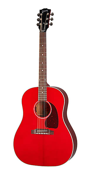 Gibson J-45 Standard Electric Acoustic Guitar Cherry image 1