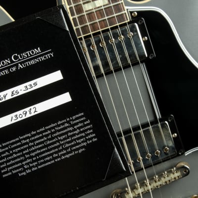 Gibson Custom Shop PSL '64 ES-335 Reissue VOS Silver Mist Poly image 23