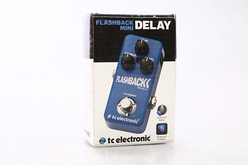 TC Electronic Flashback Mini Delay Guitar Effect Pedal w/ Box and Cable  #50269