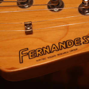 Fernandes '57 Reissue Stratocaster 1995 Black image 5