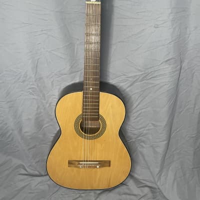 trump classical acoustic guitar  1970s - natural for sale