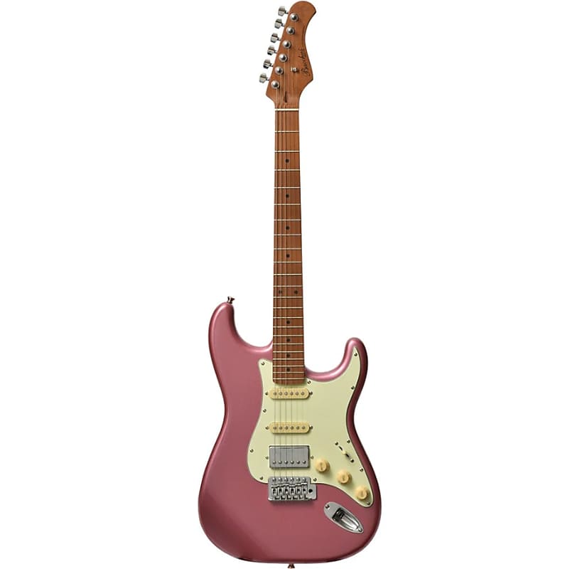 Bacchus BST-2-RSM/M-BGM Universe Series Roasted Maple Electric  Guitar,Burgundy Mist