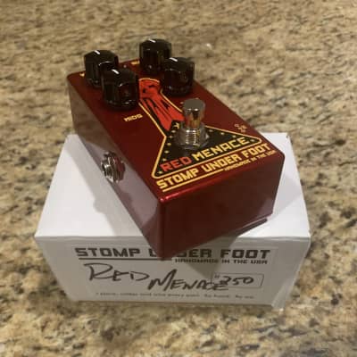Reverb.com listing, price, conditions, and images for stomp-under-foot-red-menace