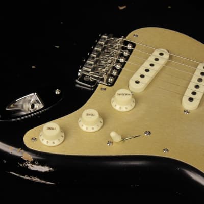 Fender Custom Limited Edition Roasted '56 Stratocaster Relic - ABLK (#718) image 4