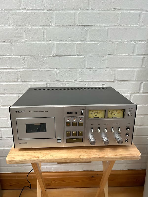 TEAC A650 Stereo Cassette Deck Reverb