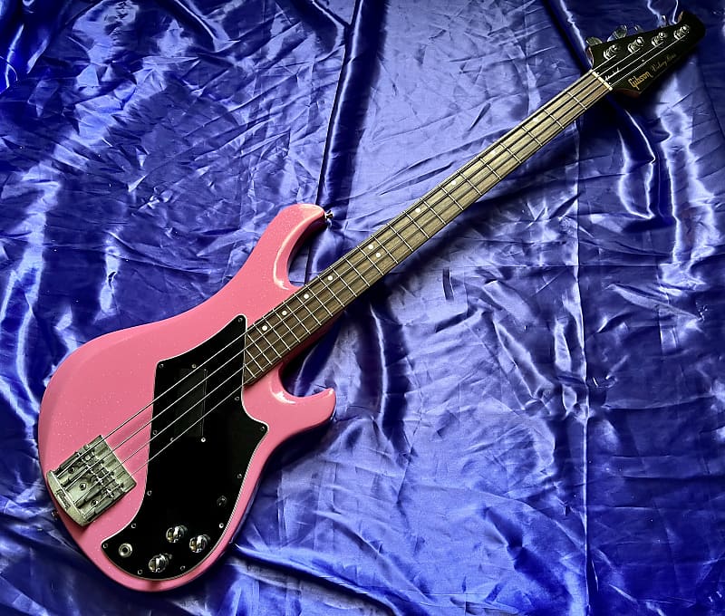 Vintage Gibson Victory Standard 1982 -Bubble Gum Pink Silver | Reverb