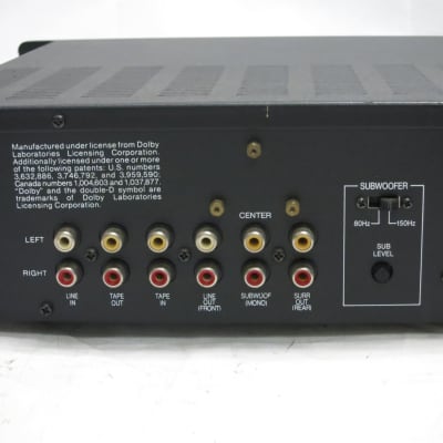 Carver DPL-33 Surround Sound Processor / Amplifier Black image 7