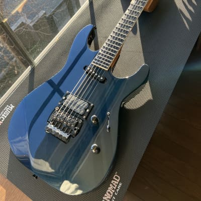 ESP Mirage Deluxe vintage 80s - Sparkle dark blue for sale