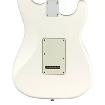 Fender Player Stratocaster Left-Handed Electric Guitar. Maple FB, Polar White image 6