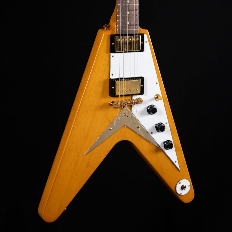 Photos - Guitar Gibson  Epiphone 1958 Flying V Aged Natural  2025