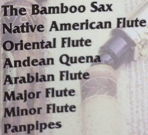 NEW Instructional DVD Play Improvise Bamboo Sax Saxophone Native American Folk Flute Quena Pan Pipe image 1
