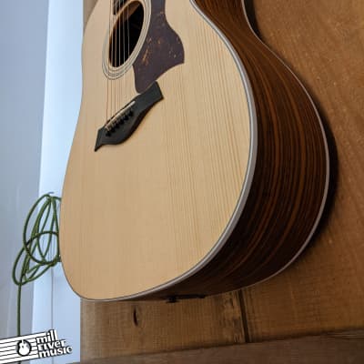 Taylor 210ce Dreadnought Acoustic Guitar Natural image 11