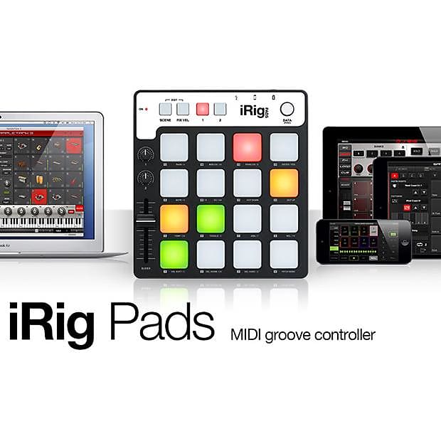 限定品新品IK Multimedia iRig Pads MIDIグルーブ ・コントローラー IP-IRIG-PADS-AS　0513o　0414-B00O4PTOCW-8580-13880-UKN-1-220524 MIDIキーボード、コントローラー