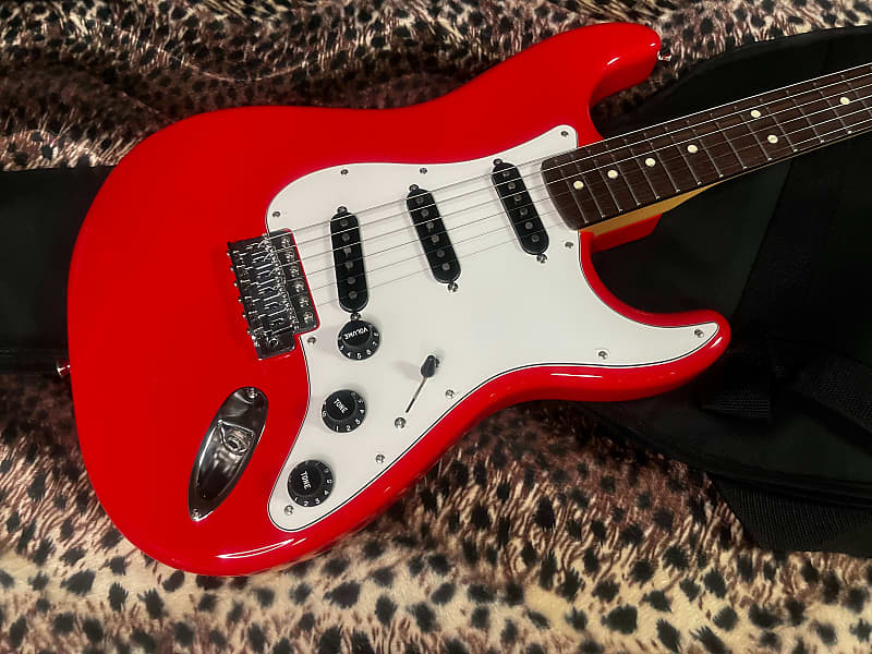 OPEN BOX ! 2023 Fender MIJ Limited International Color Stratocaster Morocco Red- Authorized Dealer - SAVE BIG - Serial #23000339 image 1