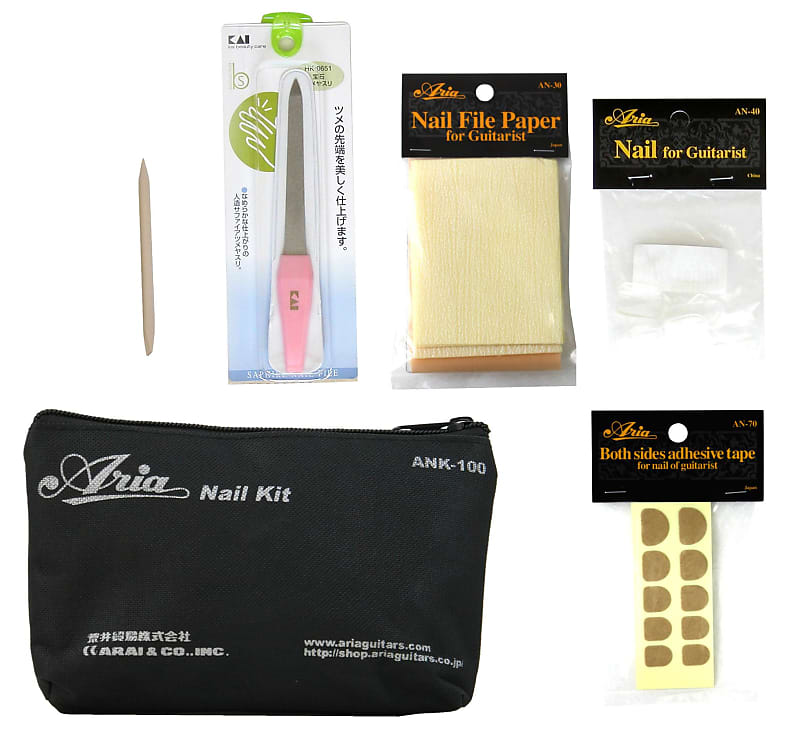 Aria Nail Kit For Guitarists Reverb