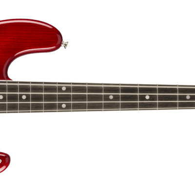Fender Rarities Flame Ash Top Jazz Bass®, Ebony Fingerboard, Plasma Red Burst image 3