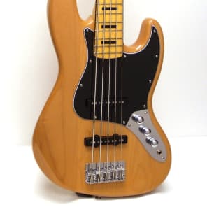 ⭐︎Squier Vintage Modified JAZZ BASS 70s⭐︎ Squier Vintage Modified Jazz Bass - Natural 5-String