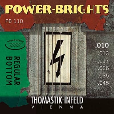 Thomastik Infeld PB110 Power-Brights Electric Guitar Strings 10-45 image 2