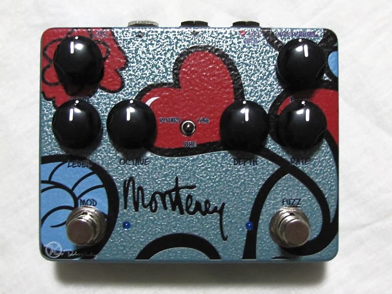 Used Keeley Monterey Rotary Fuzz Vibe Guitar Effects Pedal image 1