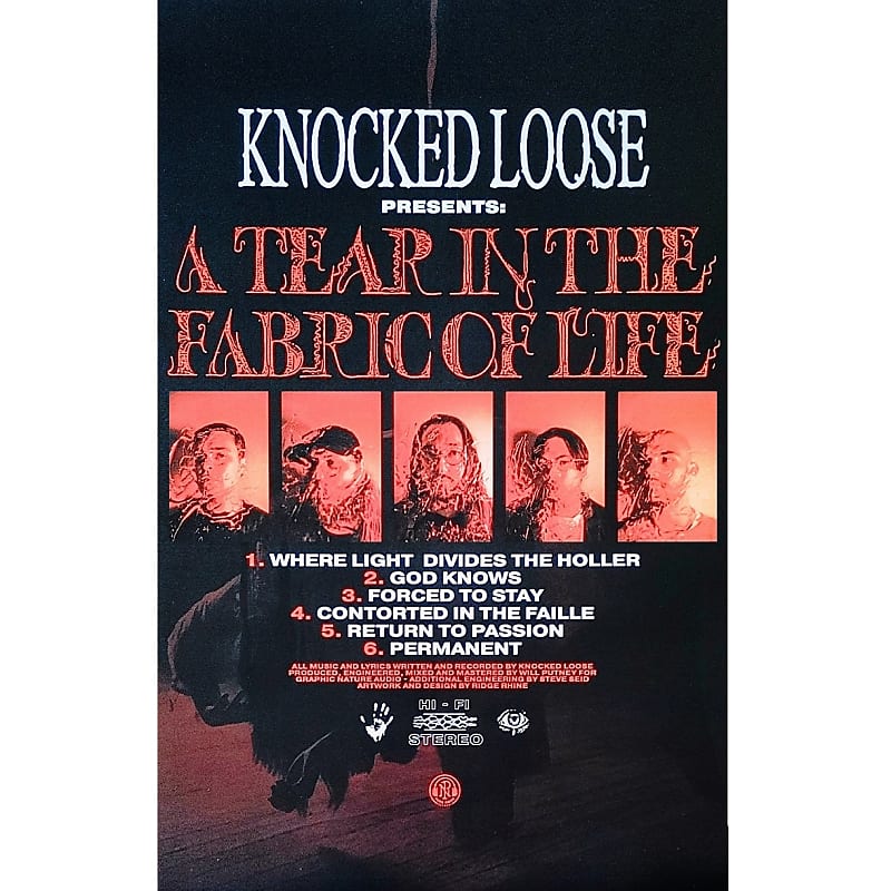 Knocked Loose Tear In The Fabric Of Life Ltd Ed RARE Tour Reverb