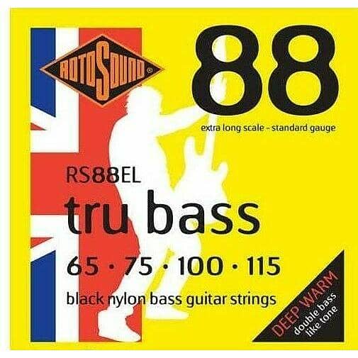 Rotosound RS88EL Tru Bass Black Nylon Bass Guitar Strings Reverb
