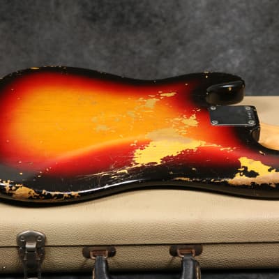 1963 Fender Precision Bass - Sunburst - OHSC image 12