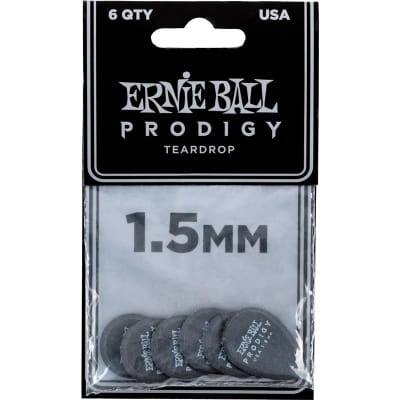 Ernie Ball 9330 Prodigy Teardrop Pick, 1.5mm, 6 Pack for sale