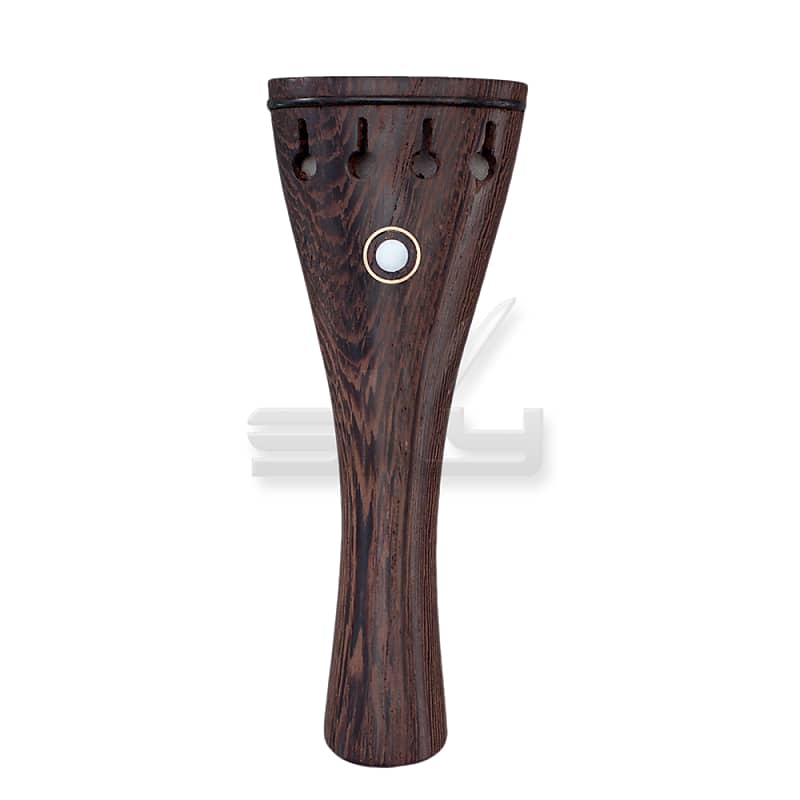 Sky New High Quality 4/4 Full Size Rosewood Violin Tailpiece Double Pearl Eye image 1