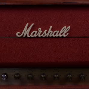 Marshall Super Lead 100 Modified High Gain 1969 Red/Natural image 1