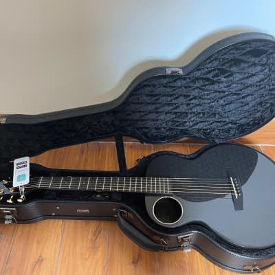 Enya Carbon Fiber Acoustic Electric Guitar X4 Pro Mini with Hard Case image 25