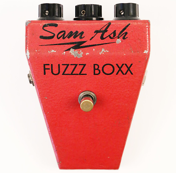 Sam Ash Fuzzz Boxx Fuzz Pedal 1960s Red image 1