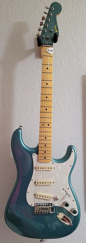 RARE Fender Squier Classic Vibe Stratocaster '50s with Maple Fretboard - Sherwood Green *KILLSWITCH + UPGRADED FENDER ROLLER NUT + STRAP LOCKS * GIG BAG * image 1