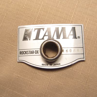 5 Tama Rockstar DX Badges for Bass Tom Snare Drum Japan era