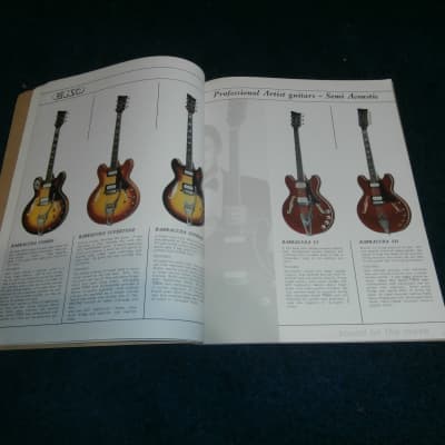 Vintage 1967 Eko Musical Instruments Catalog! Electric, Acoustic, Bass! image 4
